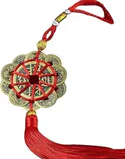 [HNZYFUTA] Feng Shui Good Luck Charms as Blessing Gifts Bring Health Success Peaceful and Wealth Suitable for Car Furniture Bag Home Office and Other Scenes