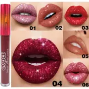 Evpct 9 Colors Glitter Liquid Lipstick Matte Waterproof Long Lasting Lip Gloss ❆