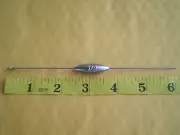 15 PCS. STRAIGHT DOWN BOTTOM BOUNCER SINKER, 1/2 OZ. W/S. STEEL WIRE .041 X 6"