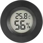 Indoor Thermometer - Small Digital Hygrometer | Digital Display Humidity Meter | Indoor Hygrometer with Alerts | Thermometer Monitor Humidity Meter Gauge for Humidifiers