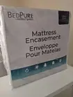 BedPure Mattress Encasement With Waterproof Top New in the Box Size Queen