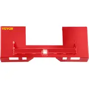Universal Skid Steer Mount Plate 1/4\" Thick Skid Steer Plate Attachment 3000LBS Weight Capacity Quick Attach Mount Plate Steel Adapter Loader Easy to Weld or Bolt to Different Accessories