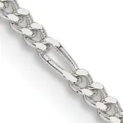 16 Inch Sterling Silver 1.75mm Figaro Chain