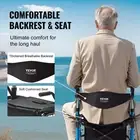 Lightweight 2 in 1 Rollator Walker Transport Chair for Seniors Adjustable