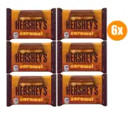 HERSHEY'S Milk Chocolate with Caramel Candy Bars, 1.4 oz (6 Count)