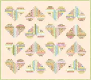 FOR YOUR LOVE - 67" x 59" - Quilt-Addicts Pre-cut Patchwork Quilt Kit