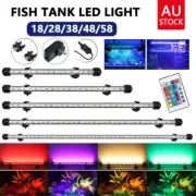 Small Fish Tank Aquarium Light LED Waterproof Full Spectrum Aqua LampRGB 18-58cm
