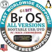 BR OS LINUX 24.10.1, 24.4 LTS, 12.5 DE | 64BIT | USB, DVD | LIVE/FULL INSTALL