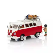Playmobil Licensed Volkswagen T1 Camper Van Kids Model Toy Bus Red White