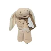Angel Dear Baby Security Blanket Lovey Plush Soft Beige Bunny Rabbit Toy New