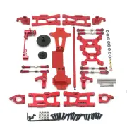 Upgrade Metal C Seat Steering Cup Swing Arm Central Drive Shaft For WLtoys 1/14 144010 144001 144002 RC Car Spare Parts