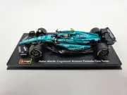 1:43 Bburago 2023 Fernando Alonso #14 Aston Martin AMR23 Diecast