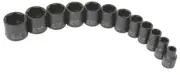 Sunex 3360 12-piece 3/8 In. Drive 6-point Standard Fractional Sae Socket Impact
