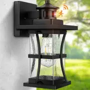 Motion Sensor Outdoor Wall Lights Fixture, Advanced Dusk to Dawn Exterior Lig...