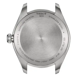 【TISSOT 天梭】官方授權 PR100 簡約女錶-34mm 母親節禮物 送行動電源(T1502102103100)