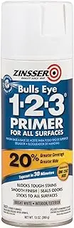 Zinsser Bulls Eye 1-2-3 Water-Base Primer Spray, White, 369 g