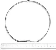 [Harts] Heavy Duty Nickel Plated Metal Jailers Key Ring - Large 150mm Diameter Hinged with Screw Clasp