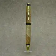BIG BEN CIGAR PEN with MULTI GRAINED BARREL and GOLD TRIM