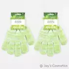 2 ECOTOOLS Bath & Shower Exfoliating Gloves Spa - 2 Pair Set "ET-7423" *Joy's*