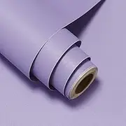 HeloHo Romantic Solid Purple Wallpaper Peel and Stick Wallpaper Self-Adhesive Removable Waterproof Purple Contact Paper Bedroom Cabinets Shelf Liners Table Drawers DIY Decor Vinyl Roll