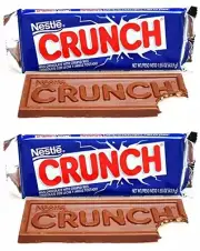 2 PACK - Nestle Crunch Bars, 1.55 Ounces Boxes (Pack of 36)
