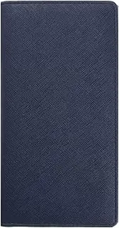 [IKEPOD] GNEGNI Leather Checkbook Cover for Men Women RFID Blocking