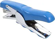 DIYEAH Handheld Stapler Portable Tool Mini Handheld Classroom Manual Staplers Hand Teachers Product for Convenient Handle Use School Desk Pastel School Supplies Essential Small Blue Iron