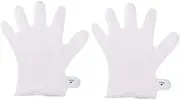 FRCOLOR 6 Pairs White Mask Gloves Exfoliating Hand Peel Mask Moisturizing Gloves for Dry Hands Comfortable
