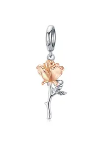 在飛比找ZALORA購物網優惠-925 SIGNATURE Belle Rose Charm