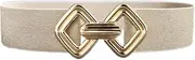 [Generic] Wide Elastic Belts for Women Stretchy Skinny Waist Belt for Dresses