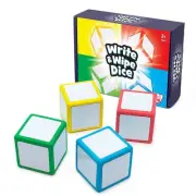 Junior Learning Write & Wipe Dice Multicolor (JRL617)