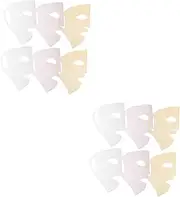 Ipetboom Sets Silicone Mask Covers Reusable Silicon Face Mask Sheet Holder for Skincare Pcs