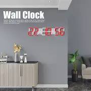 YA 6 Digit Large Digital LED Wall Clock Hollow Out Electronic Clock For H 9905