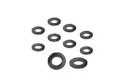 Street Pro Wheel Lug Nut Washers Black Mag Wheel Lug Nut Washers Set of 10
