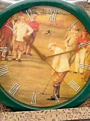 NOS GOLF Quartz Wall Clock 10 1/2"