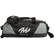 Motiv Ballistix 3 Ball Triple Tote Covert Black Bowling Bag