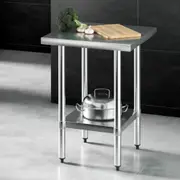 Cefito 610x610mm Stainless Steel Kitchen Bench 430
