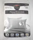 All-in-One 2 Pack Viral Blocking Zippered Pillow Protector w/ Bed Bug Blocker
