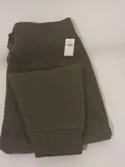 Mens Old Navy Heritage Green Active Go-Dry Tapered Rotation Joggers M