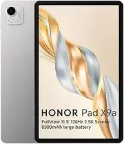 HONOR Pad X9a Tablet 6GB 128GB LCD 11.5" to 120Hz 2.5K Mobile Platform Snapdragon 685 4G 8300mAh Battery Android 15 Google Service Wifi Tab Grey