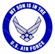 My Son is in the Air Force Self-adhesive Vinyl Decal/Sticker