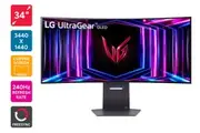 LG 34" UltraGear Curved Ultrawide OLED WQHD 240Hz Freesync Gaming Monitor (34GS95QE-B)