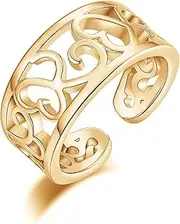 [Sither] Toe Rings Pack for Women Open Toe Finger Rings Set for Teen Girls Foot Rings Boho Jewelry for Summer Sandals Beach Her Gift