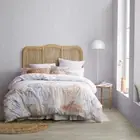 Logan and Mason Maggie Peach Duvet Doona Quilt Cover Set King Bed Size