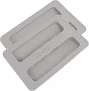 2pcs Protective Kitchenware Cover Upper Appliance Sandwich Two-grid Cover Electric Cooker Oven Toaster Cover 2 Slice Toaster White Toaster Automatic Machine Household