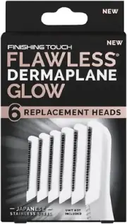 Finishing Touch Flawless Dermaplane Replacement Heads - Shape & Maintain Brow...