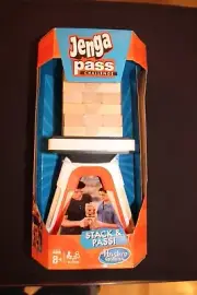 Jenga Pass Game 2+ Players Ages 8+ by Hasbro