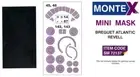 Montex 1/72 BREGUET ATLANTIC CANOPY & WHEELS PAINT MASK Revell