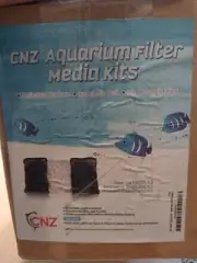 CNZ Aquarium Filter Media Kits Double Pack - Activated Carbon bio Ball Cerami...