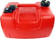 Boat Fuel Tank 3 Gallon Marine Outboard Motor Fuel Tank w/Connector for Yamaha 12L